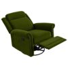 360 Degrees Swivel Recliner Manual Rocking With Adjustable Backrest For Living Room - Green - Image 6