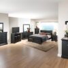 Louis Phillipe - Full Storage Elegant Bed - Black - Image 9