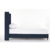Peyton - King Bed Upholstered With High Headboard, Traditional Hand Buttoned Tufting - Blue - Image 12