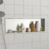 37" X 13" Stainless Steel Shower Niche With Leak Proof Design - Brushed Nickel - Image 5