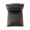 Bar Stools (Set of 2), Upholstered Barstools Armless, Rubber Wood Leg - Brown - Image 11