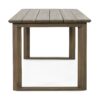 Rustic Nash Dining Table With Slat Design - Gray - Image 8