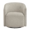 Ardena - Modern Sea Oat Swivel Barrel Chair - Beige - Image 13