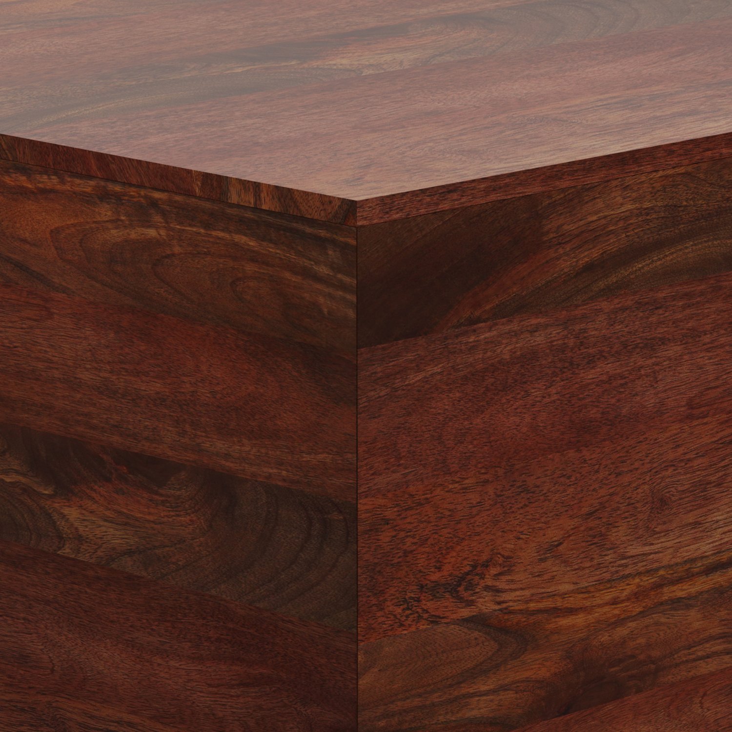 Abba - Square Coffee Table - Cognac Brown - Image 5