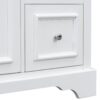 36" Transitional Bathroom Vanity With Sink, Soft Close Doors, Adjustable U Shelf, 3 Drawers - White - Image 16
