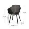 Lotus - Chair (Set of 2) - Black - Image 3