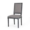 French Country Style Dining Chair Set With Upholstered Seats And Weathered - Gray - Image 7