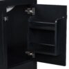 Bathroom Vanity With Single Sink, Combo Cabinet Undermount Sink, Bathroom Storage Cabinet With 2 Doors And A Drawer, Soft Closing, Multifunctional Storage, Solid Wood Frame - Black - Image 24