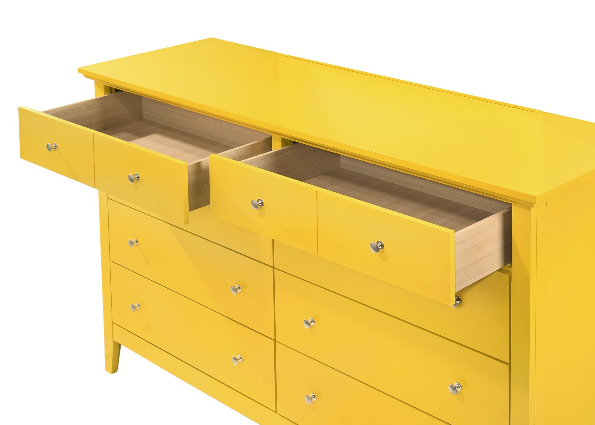 Cheerful Storage Dresser For Modern Spaces - Yellow - Image 5