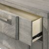 2 Drawer Night Bookmatched Veneers - Gray - Image 5