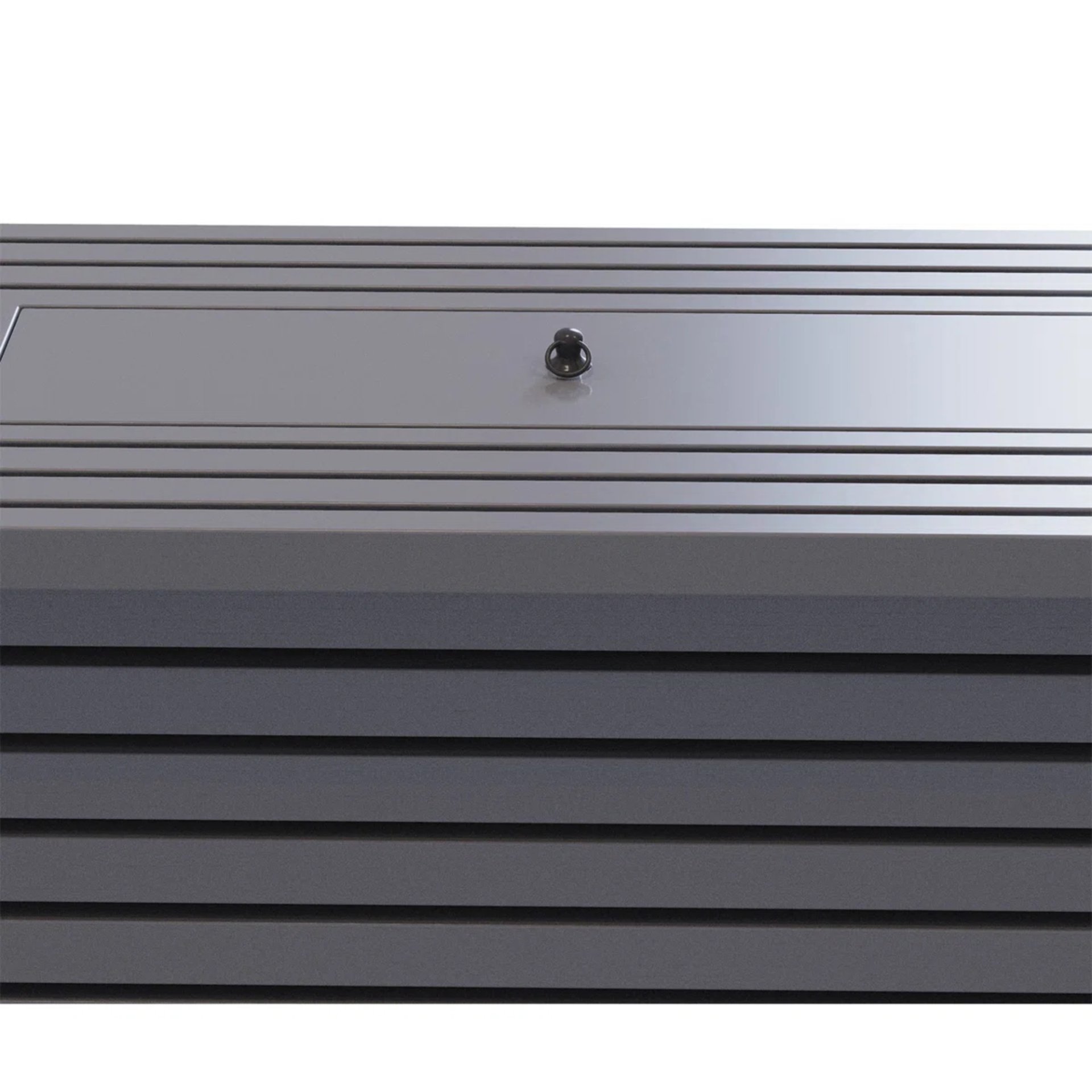 Propane / Gas Outdoor Fire Pit Table With Lid - Gray - Image 4