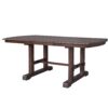 6 Piece Extendable Dining Table Set, Wood Table With Removable Leaf, 4 Upholstered Chairs And Bench - Cherry - Image 13