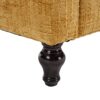 Modern Style Chenille 2 Seater Sofa With LED Light, USB Port & Storage Bag, Rubber Wood Legs - Mustard Yellow - Image 17