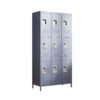 9 Door Lockers With Lock For Storage In Office, School, Gym, And Bedroom - Gray - Image 9