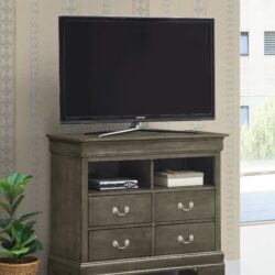 TV Media Chest - Gray