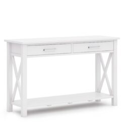 Kitchener - Console Sofa Table - White