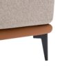 Modern Two-Tone Barrel Chair, Upholstered Round Armchair For Living Room Bedroom Reading Room - Burnt Orange - Image 21