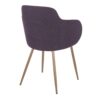 Boyne - Contemporary Chair (Set of 2) - Antique Copper / Purple - Image 4
