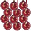 Christmas Ball Ornaments, Decorative Hanging Ball Christmas Tree Ornaments, For Holiday Party Decorations (Set of 12) - Red - Image 2