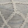 Cowan - Square Pouf - Gray / Natural - Image 3