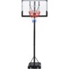 Portable Basketball Hoop Basketball System 4.76-10Ft Height Adjustable For Youth Adults LED Basketball Hoop Lights, Colorful Lights, Waterproof, Super Bright To Play At Night Outdoors, Good Gift For Kid - Black - Image 15