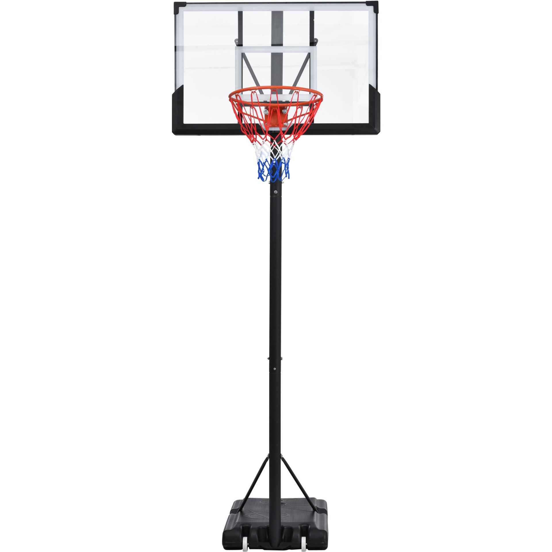 Portable Basketball Hoop Basketball System 4.76-10Ft Height Adjustable For Youth Adults LED Basketball Hoop Lights, Colorful Lights, Waterproof, Super Bright To Play At Night Outdoors, Good Gift For Kid - Black - Image 15