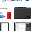 Portable Refrigerator, V28 Car Freezer With App Control, 12V, 45W Low Noice Cooler For Rv, Boat - White - Image 3
