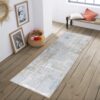 Textures - 5'3" X 7' Area Rug - Multi / White - Image 4