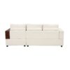 Sectional Sofa Upholstered Sofa Couch With Reversible Armrests For Living Room - Beige - Image 7