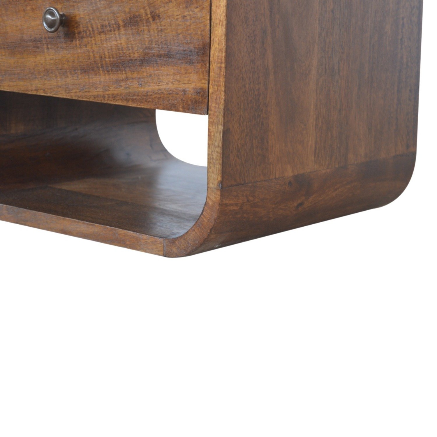 Curve 2 Drawer Nightstand - Brown - Image 7