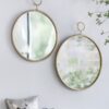 Circle Wall Mirror With Metal Frame, Accent Mirror For Living Room, Entryway, Office - Gold - Image 7