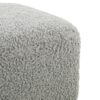 Contemporary Ottoman With Foam Cushion And Durable Upholstery - Gray - Image 5