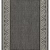 Sunshine - 2'7" X 7'3" Indoor, Outdoor Area Rug - Anthracite - Polypropylene - Image 2