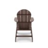 Adirondack Chair Premium HDPE Poly Lumber For Pool, Patio, And Garden Elegance - Brown - Image 2