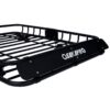 Motoring Rooftop Cargo Carrier Basket Steel 42" Universal Fit Roof Rack - Black - Image 16