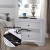 Naima - Nightstand - White - Image 7