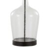 Botella - Contemporary Table Lamp Built In USB Port (Set of 2) - Clear / Oil Bronze / Natural - Image 4