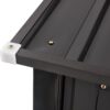 Outdoor Storage Shed, Metal Steel Garden Shed With Single Lockable Door, Small Shed Outdoor Steel Utility Tool Shed For Backyard Patio Garden Lawn - Black - Image 6