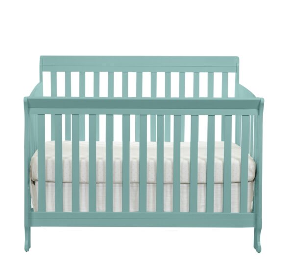 Riley - 4 In 1 Convertible Crib - Turquoise