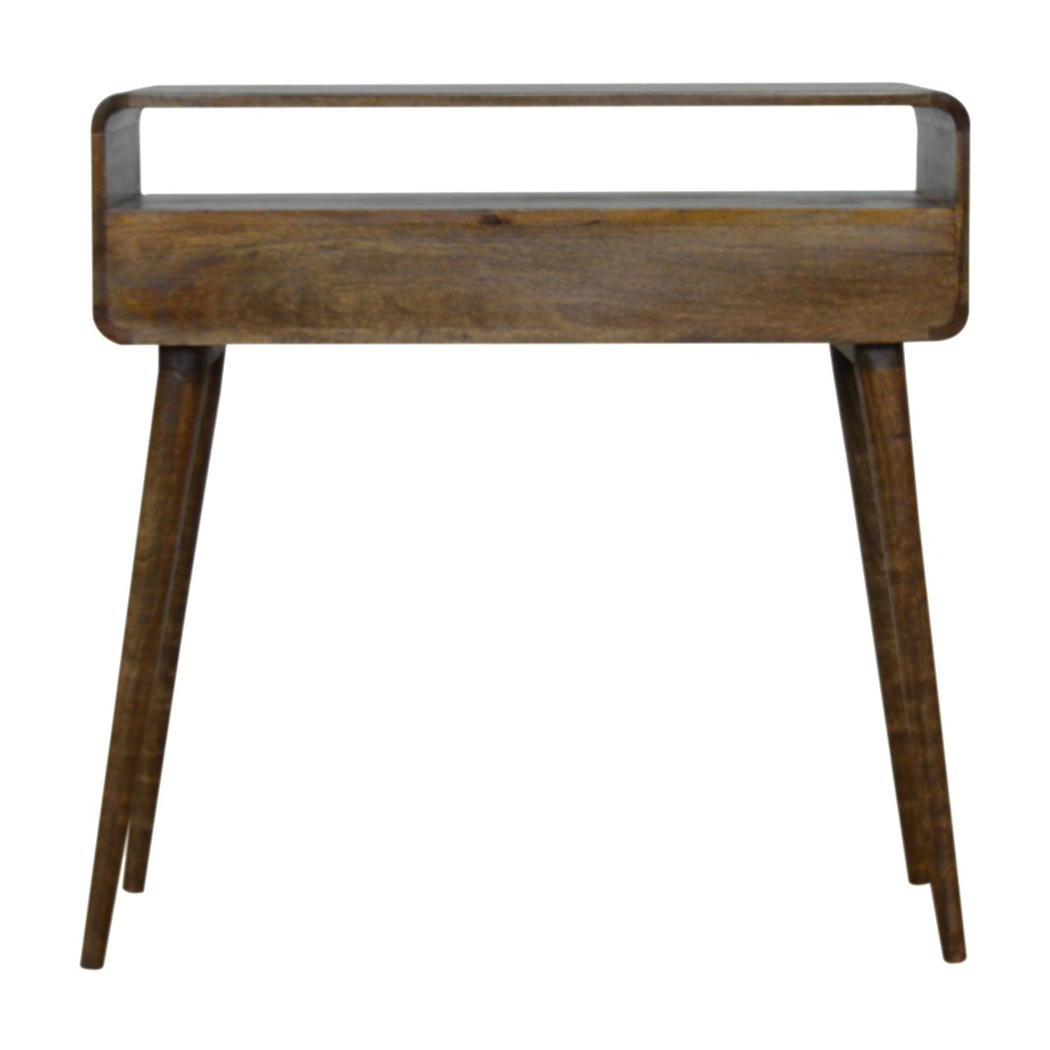 Curved Console Table - Brown - Image 11