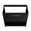 Modern Freestanding Bathroom Vanity With 2 Doors (Excluding Sink) - Black Oak - Image 10