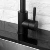 Kitchen Sink Faucet With Single Handle - Matte Black - Image 6