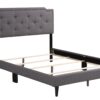 Deb - Queen Bed For Cozy Sleep - Gray - Image 2