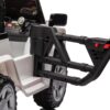 12V7A 30W*2 Four-Wheel Drive Leather Seat One Button Start, Forward And Backward, High And Low Speed, Music, Front Light, Power Display, Two Doors Can Open, 2.4G R / C, Seat Belt Four Wheel Absorber - White / Black - Image 13