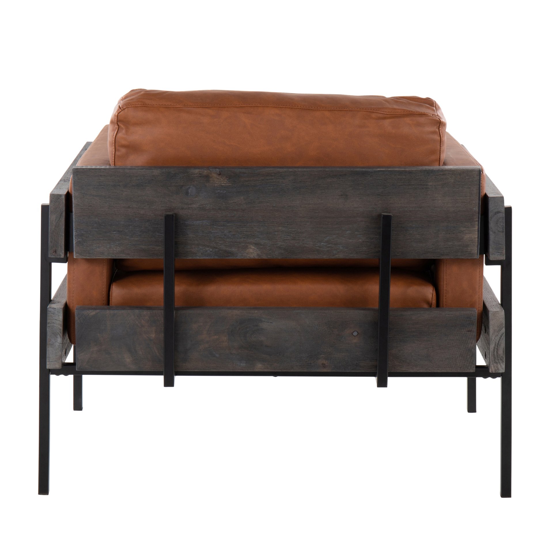 Kari - Farmhouse Chair - Black / Gray / Camel - Image 5