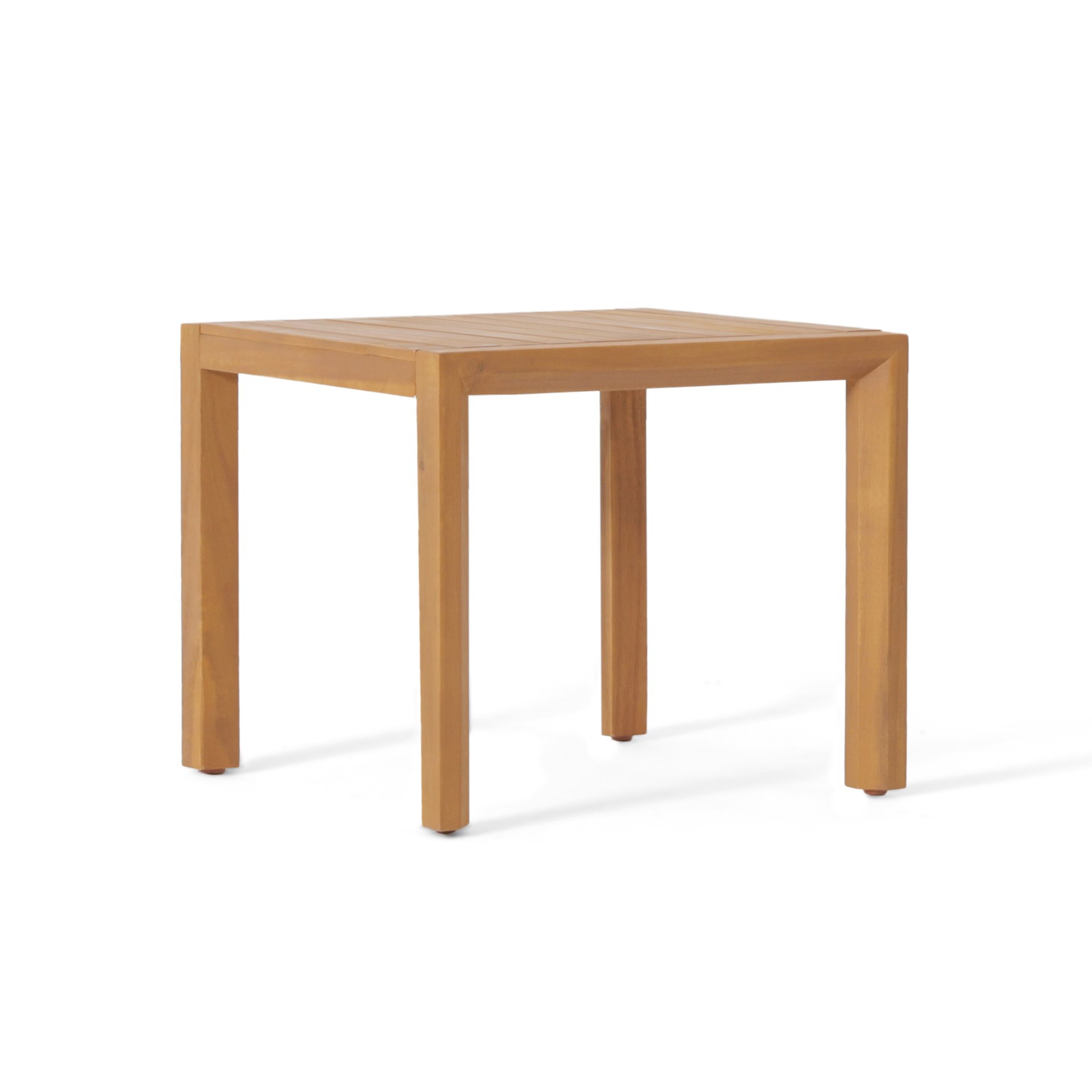 3 Piece Outdoor Chat Set With Table And 2 Adirondack Chairs - White / Brown Patina - Image 8