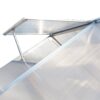 Polycarbonate Greenhouse, Heavy Duty Outdoor Aluminum Walk-In Green House Kit With Rain Gutter, Vent And Door For Backyard Garden - Aluminium - Image 9