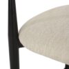 Counter Height Upholstered Bar Stools With Backs And Iron Legs For Kitchen Island (Set of 2) - Beige - Image 14