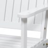 Tambora - Stylish Porch Swing With Acacia Wood And Metal - White - Image 10