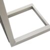 Cape - Coral Wicker C Shaped Table Modern DesignRattan And Aluminum Frame - Brown - Image 14